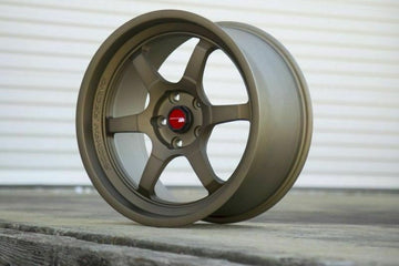 18" Aodhan Ah08 Bronze Wheels 18x8.5 +35 5x100 Rims Set 4