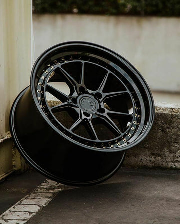 18x8.5 Gloss Black Wheels Aodhan DS08 5x100 +35 Rims Fit VW Jetta Golf 18" Set 4