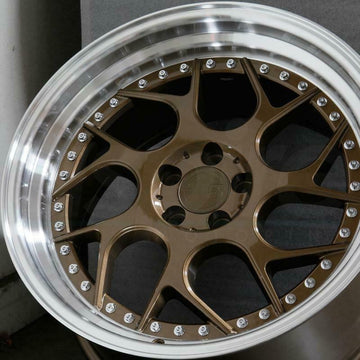 18 Inch Bronze Aodhan DS01 Wheels 18x8.5 +35 18x9.5 +30 5x114.3 Rims Set 4