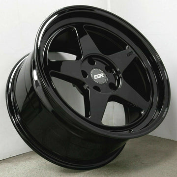 19" ESR CR5 Gloss Black Wheels 19x9.0 +32 5x114.3 Rims Set 4