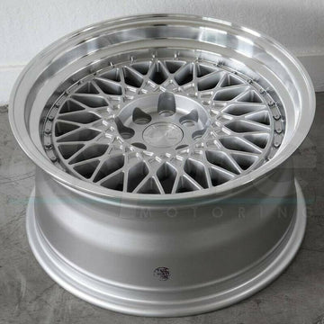 AODHAN AH05 16x8 4x100/4x114.3 +15 Silver Machined Lip Wheels 16" Rims Set 4