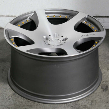 19" MRR VP3 Gunmetal Machined Face Wheels 19x9.5 5x120 +20 Rims Set 4