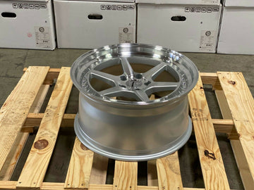 18x8.5 / 18x9.5 Aodhan DS09 Wheels 5x100 +35 Silver Machined Rims 18" Set 4