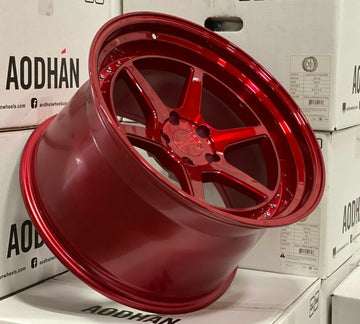 Aodhan DS09 19x11 +22 5x114.3 Candy Red 19 Inch Wheels Set 4