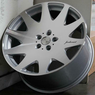 19" MRR HR3 Concave Wheels 19x9.5 5x120 +20 Set 4 Silver Machined Rims