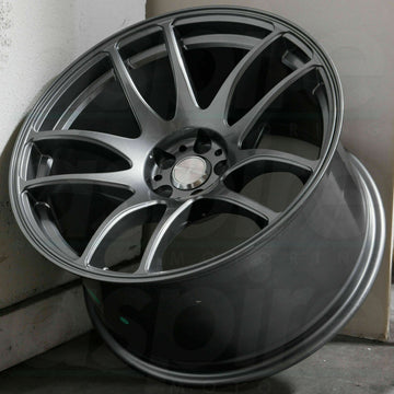 18x10.5 ESR SR08 Grey Wheels 18 Inch 5x100 +22 Concave Rims Set of 4