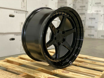 18x8.5 Aodhan DS09 5x114.3 +35 Gloss Black Wheels Rims 18" Set 4