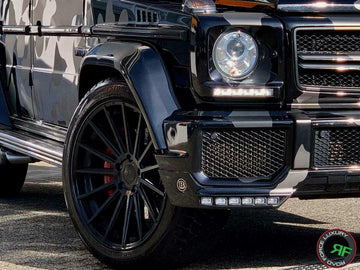 22x10.5 RF15 Wheels Fit Mercedes G500 G550 G55 Wagon Gloss Black 22 Rims Set 4