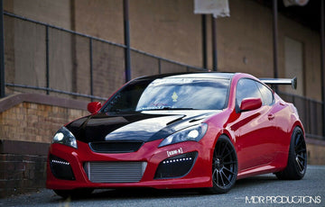 GF6 Black 19" Concave Wheels Rims Set Fit 350Z Genesis G35 Coupe 19x9.5/19x10.5