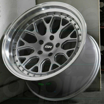 ESR CS1 Hyper Silver Wheels 18x8.5 +30 / 18x9.5 +35 5x114.3 18 Inch Rims Set 4