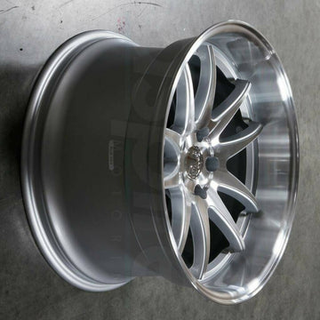 Aodhan DS02 Wheels 19x11 +15 5x114.3 Silver Machined 19 Inch Deep Rims Set 4