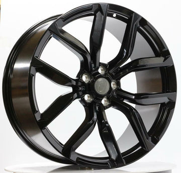 24" SVR Style Satin Black Wheels Fit Range Rover Land Rover 5x120 Rims Set 4