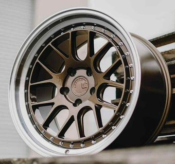 18x8.5 +35 5x114.3 Aodhan DS06 Bronze Wheels 18 Inch Rims Set 4