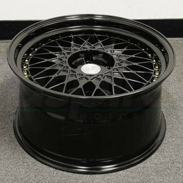 18x9.5 Aodhan AH05 AH5 5x114.3 +35 Black Wheels Rims Set (4)