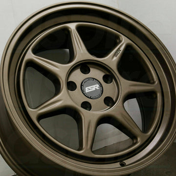 18x9.5 5x100 +35 ESR CR7 Wheels 18" Matte Bronze Rims Set 4