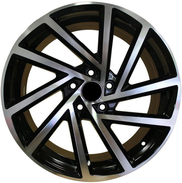 18x8 Wheels Fits VW Jetta GTI Passat EOS Beetle 18 Inch 5x112 +45 Rims Set 4