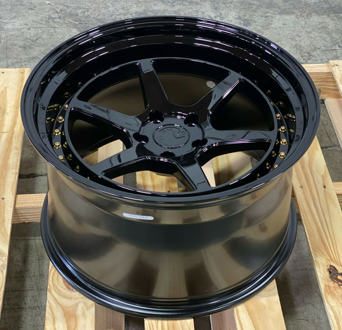 Aodhan DS09 19x11 +15 5x114.3 Gloss Black 19 Inch Wheels Set 4 ...