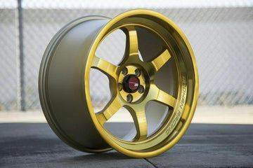 18" Aodhan Ah08 Gold Machined Wheels 18x8.5 +35 18x9.5 +30 5x100  Rims (Set 4)