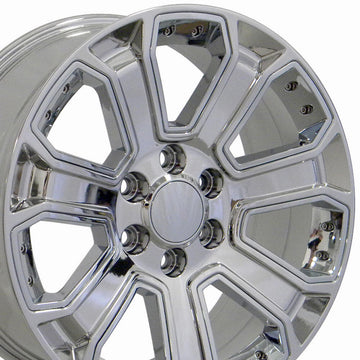 20" Wheels For Chevrolet Silverado 1500 Suburban C2500 Sierra Tahoe Chrome Rims