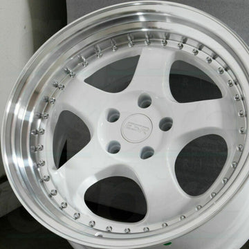 18x8.5 +30 / 18x9.5 +35 5x114.3 White ESR SR06 Wheels 18 Inch Rims Set 4