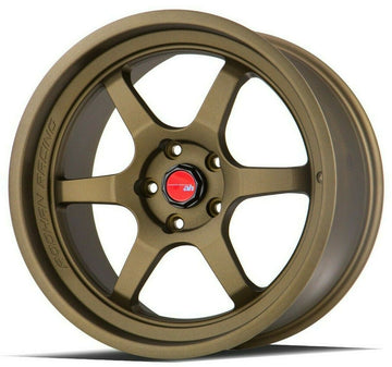 18" Aodhan Ah08 Bronze Wheels 18x9.5 +35 5x100 Fits Subaru BRZ FRS Rims Set 4