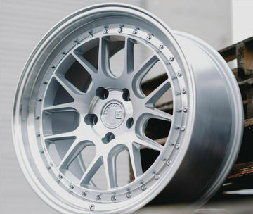 19x11 +22 5x114.3 AodHan DS06 Wheels Silver Machined Concave 19" Rims Set 4