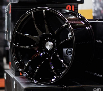 ESR SR08 Gloss Black  18 Inch Wheels 18x9.5 5x120 +22 Concave Rims Set of 4