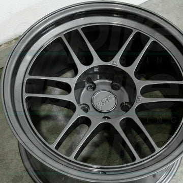 18x10.5 ESR SR11 Gun Metal Wheels 18 Inch 5x100 +22 Rims Set of 4