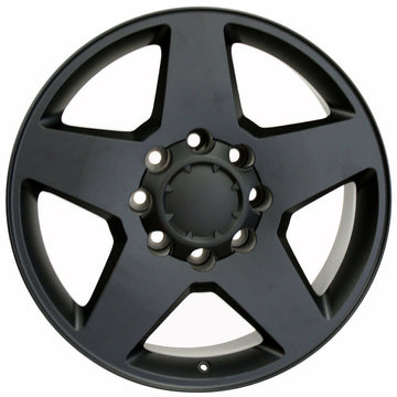 20x8.5 Wheels For Chevy Silverado 3500 GMC Sierra 2500 Black 8x180 Rims set 20"