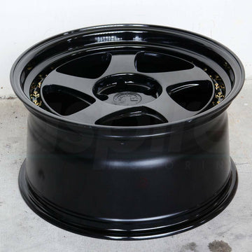 18x9.5 Gloss Black 18" Wheels Aodhan AH01 5x100 +30 Rims 18 Inch (Set of 4)