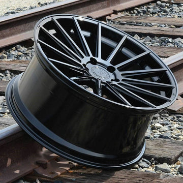 20 RF15 Gloss Black Wheels Fits Lexus LS460 20x8.5/20x10 5x120 Rims Set 4