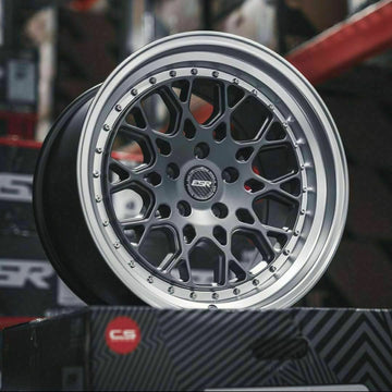 19" ESR CS3 Matte Graphite Wheels 19x8.5 +30 / 19x9.5 +35 5x114.3 Rims Set 4