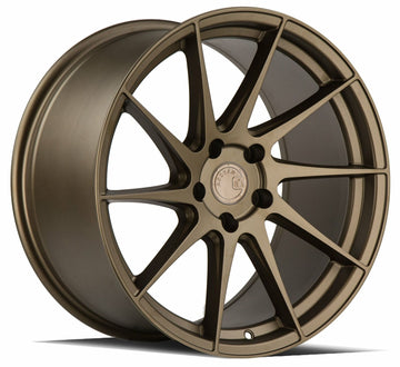 Aodhan AH09 18x8.5 +35 5x100 Bronze Directional 18 Inch Wheels Rims Set 4