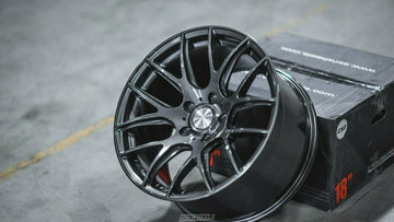 18" Gun Metal ESR SR12 Wheels 18x9.5 +40 5x100 Concave Rims Set 4