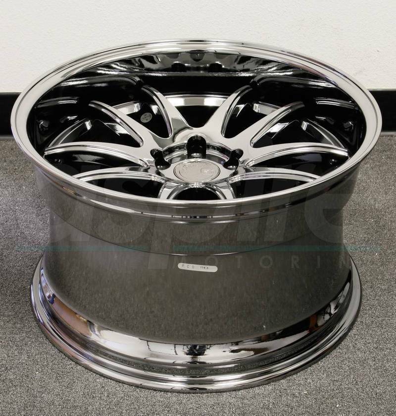 19x9.5 +22 5x114.3 Aodhan DS02 Black Vacuum Wheels 19 Inch Rims Set 4 ...