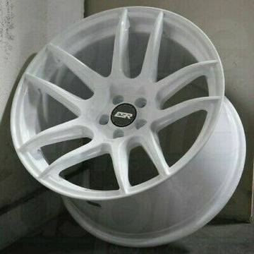 19 Inch ESR CS8 Gloss White Wheels 19x10.5 +30 5x114.3 Rims Set 4 19"