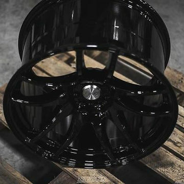 18x9.5 / 18x10.5 +22 5x114.3 ESR SR08 Gloss Black Wheels 18 Inch Rims Set 4
