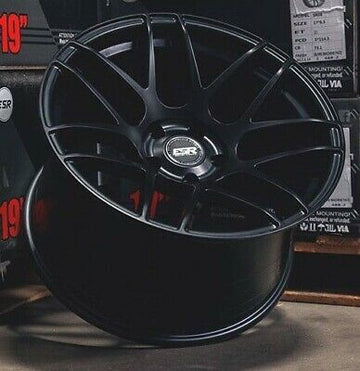 ESR RF1 Wheels 18x9.5 +22 5x120 Matte Black Rotary Forged 18 Inch (Rims Set 4)