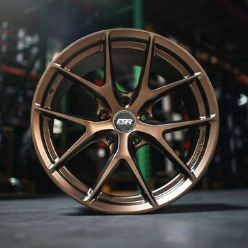 18x8.5 +30 / 18x9.5 +35 ESR RF2 5x114.3 +35 Matte Bronze Wheels 18 Inch Rims