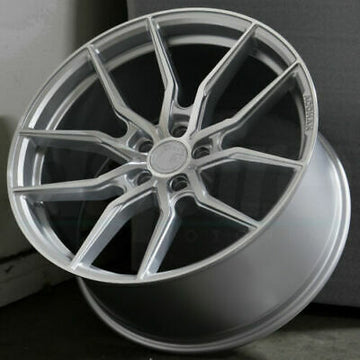 20x10.5 +45 Flow Forged AFF1 5x114.3 Wheels Silver Rims 20 Inch Set 4