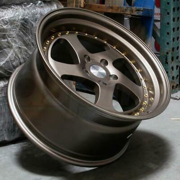 ESR SR02 18x8.5 Wheels 5x100 +30 Fit SRT4 VW Scion Toyota Bronze 18" Rims Set 4