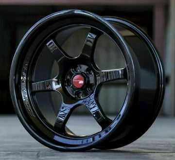 18 Inch Aodhan Ah08 Gloss Black Wheels 18x9.5 +30 5x114.3 Rims Set 4