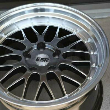 19 ESR SR05 Gun Metal Wheels 19x8.5 +30 5x114.3 Rims Set Fit Accord Lexus Maxima
