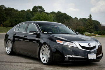 19" MRR HR3 VIP Wheels Fit Acura TL 19x8.5 / 19x9.5 5x120 Inch Silver Rims Set 4