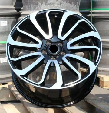 22" Wheels Fit Range Rover Land Rover HSE Sport Charger Black Machine Rims Set
