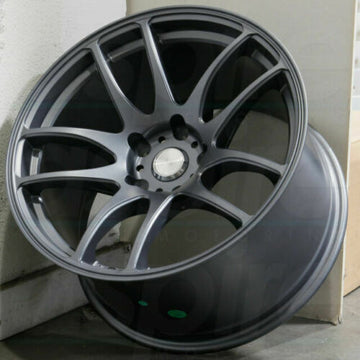 18x9.5 ESR SR08 Titanium Wheels 18 Inch 5x114.3 +15 Concave Rims Set of 4