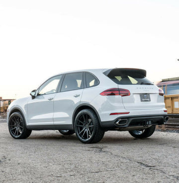 22x10.5 +40 Rohana RFX2 5x130 Black Wheels For Porsche Cayenne S E-Hybrid Rims