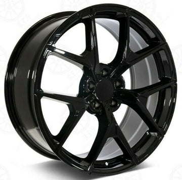 19" Wheels For Mercedes C250 C300 C350 C400 C430 19x8 +42 5x112 Black Rims 4