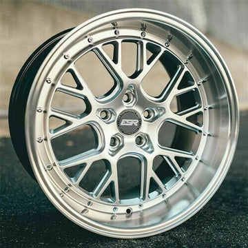 19 Inch ESR CS11 Hyper Silver Wheels 19x8.5 +30 / 19x9.5 +35 5x120 Rims Set 4