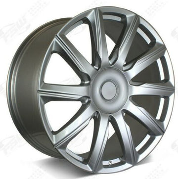 22" Silver Platinum Style Wheels Fits Cadillac Escalade 22x9 Rims 6x139.7 Set 4